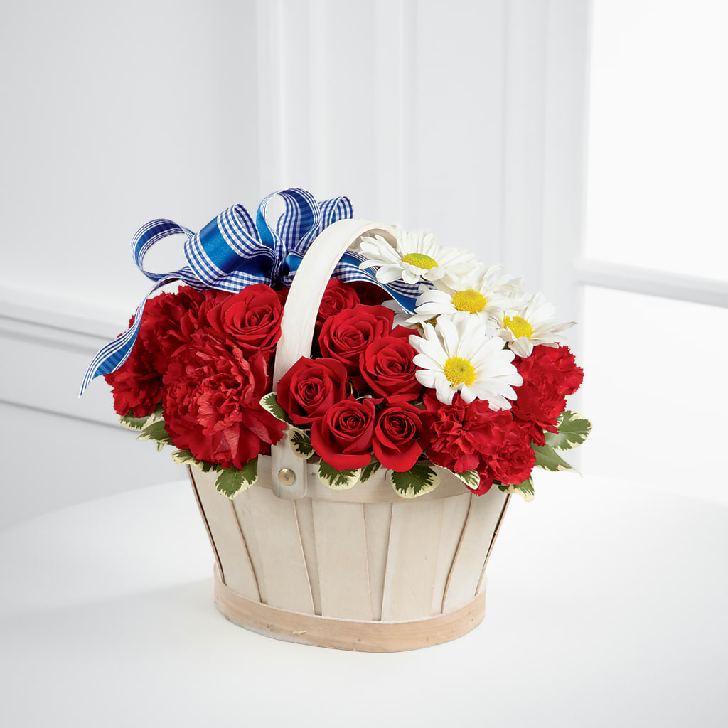 Justice Basket – KATHY'S FLOWERS, Adair OK