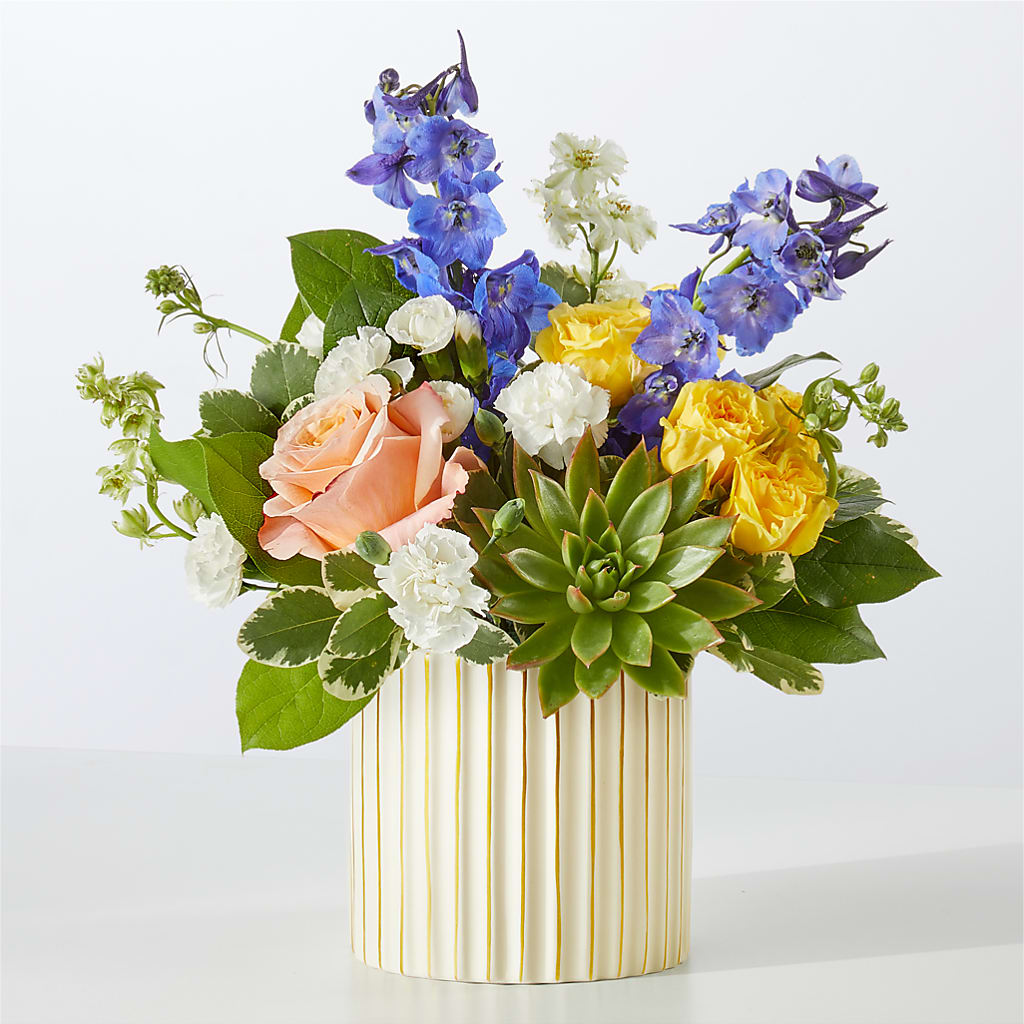 Cobalt Reverie Bouquet – KATHY'S FLOWERS, Adair OK
