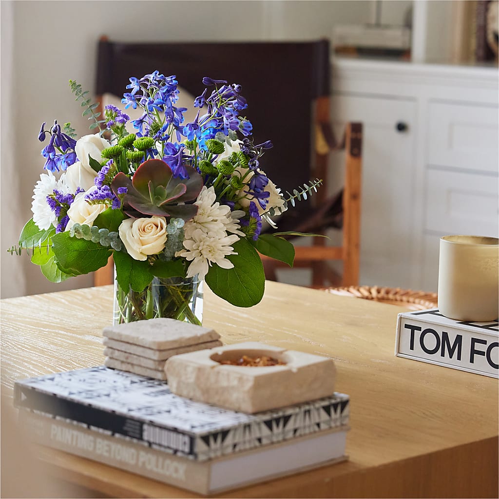 Cerulean Waves Bouquet – KATHY'S FLOWERS, Adair OK