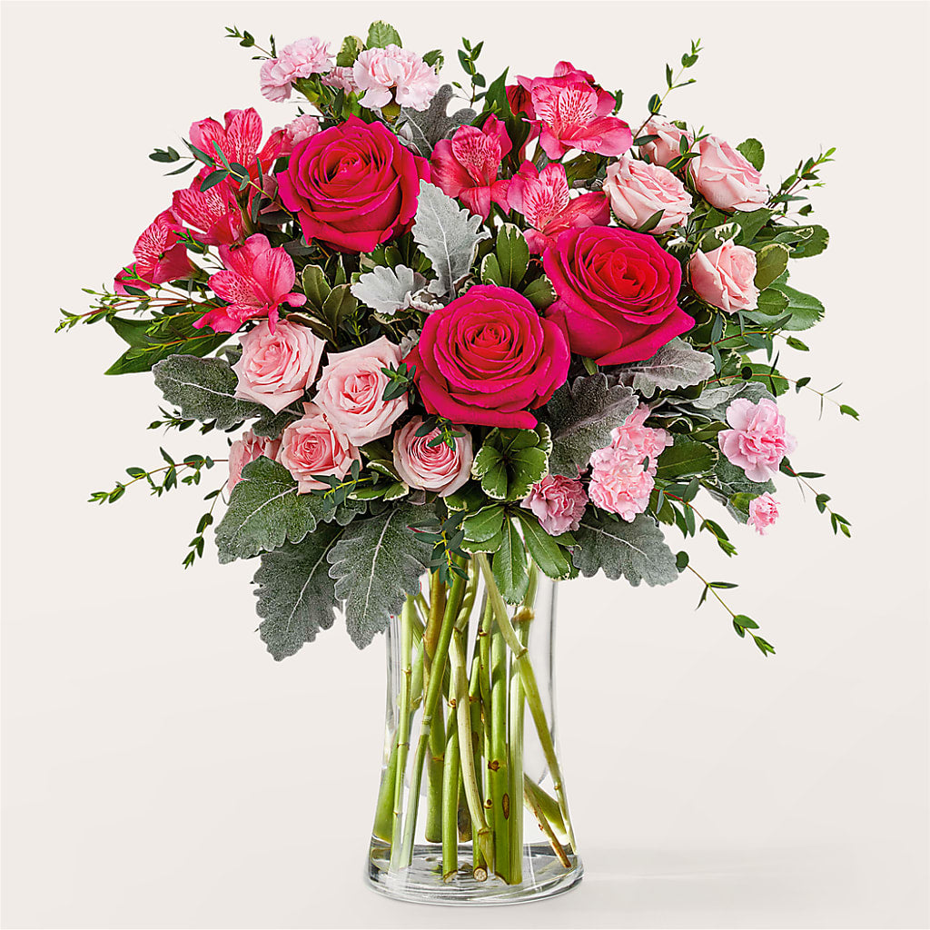 Tickled Pink Bouquet – KATHY'S FLOWERS, Adair OK