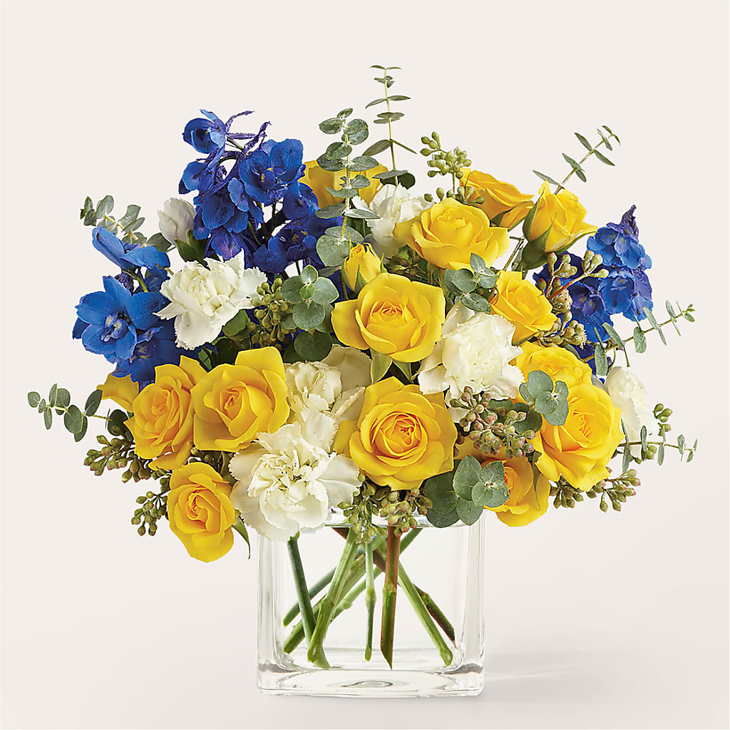 Sparkling Citrine Bouquet – KATHY'S FLOWERS, Adair OK