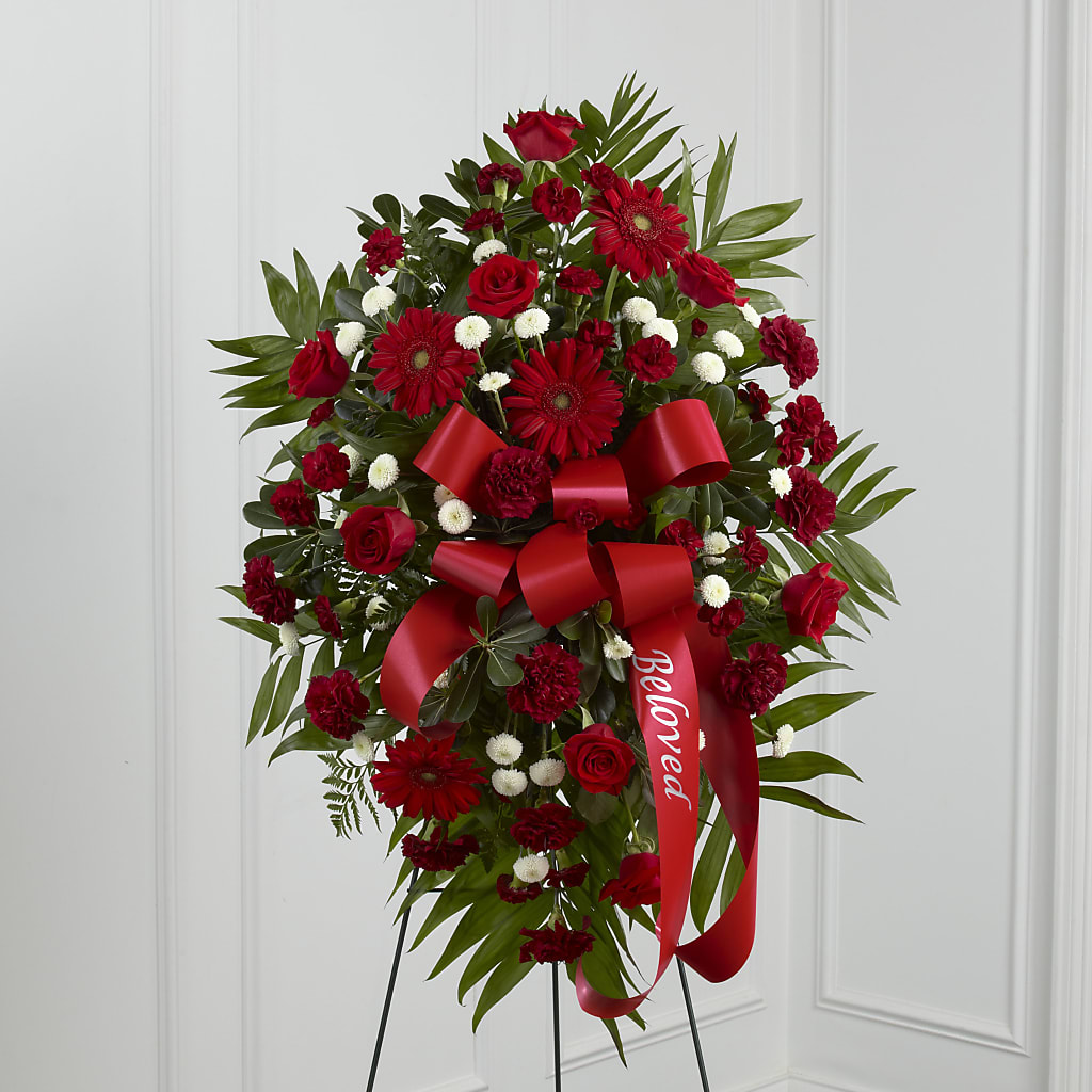 Treasured Memories Standing Spray – KATHY'S FLOWERS, Adair OK