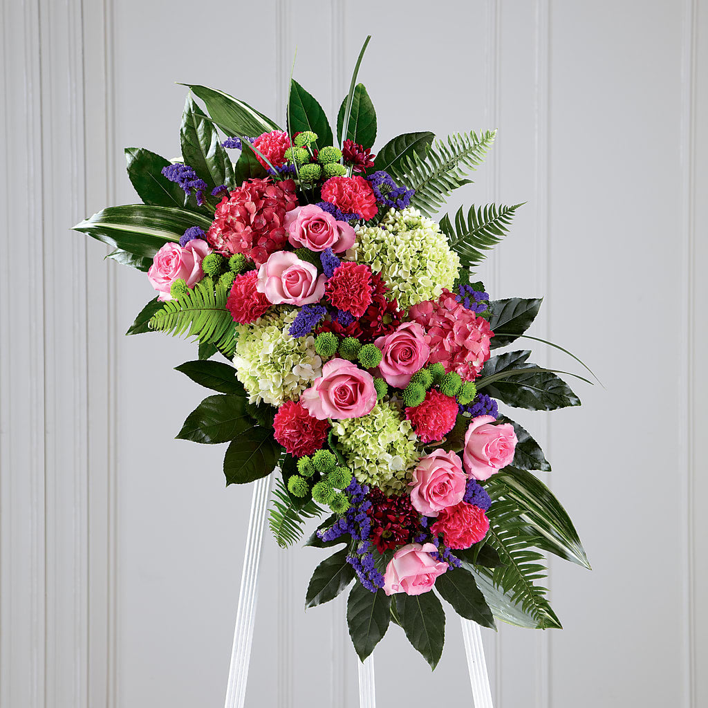 Refreshing Mix Standing Spray – KATHY'S FLOWERS, Adair OK