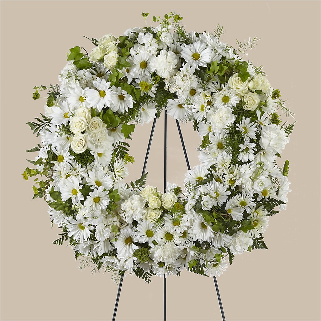 Faithful Wishes Wreath – KATHY'S FLOWERS, Adair OK