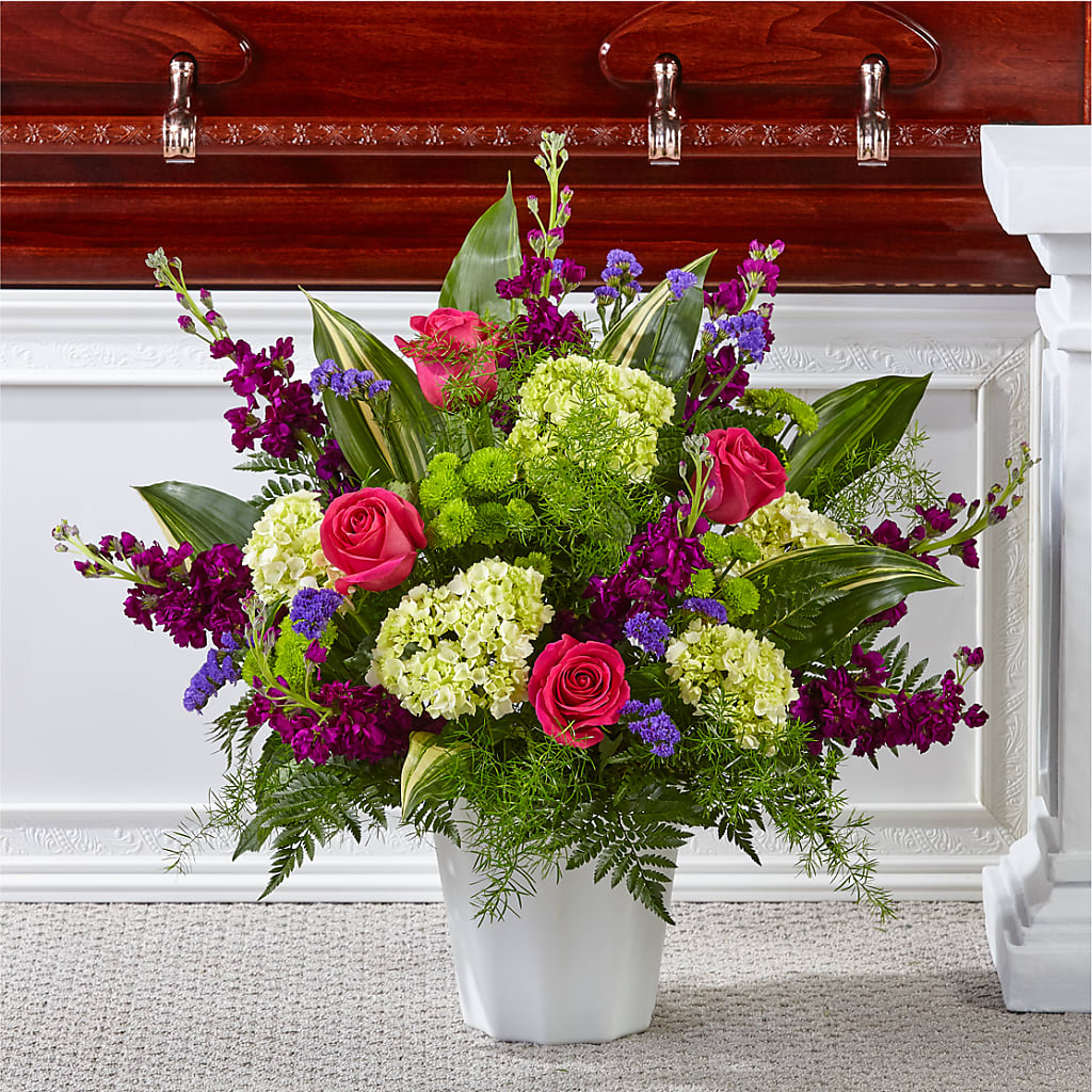 Beautiful Horizons Floor Basket – KATHY'S FLOWERS, Adair OK