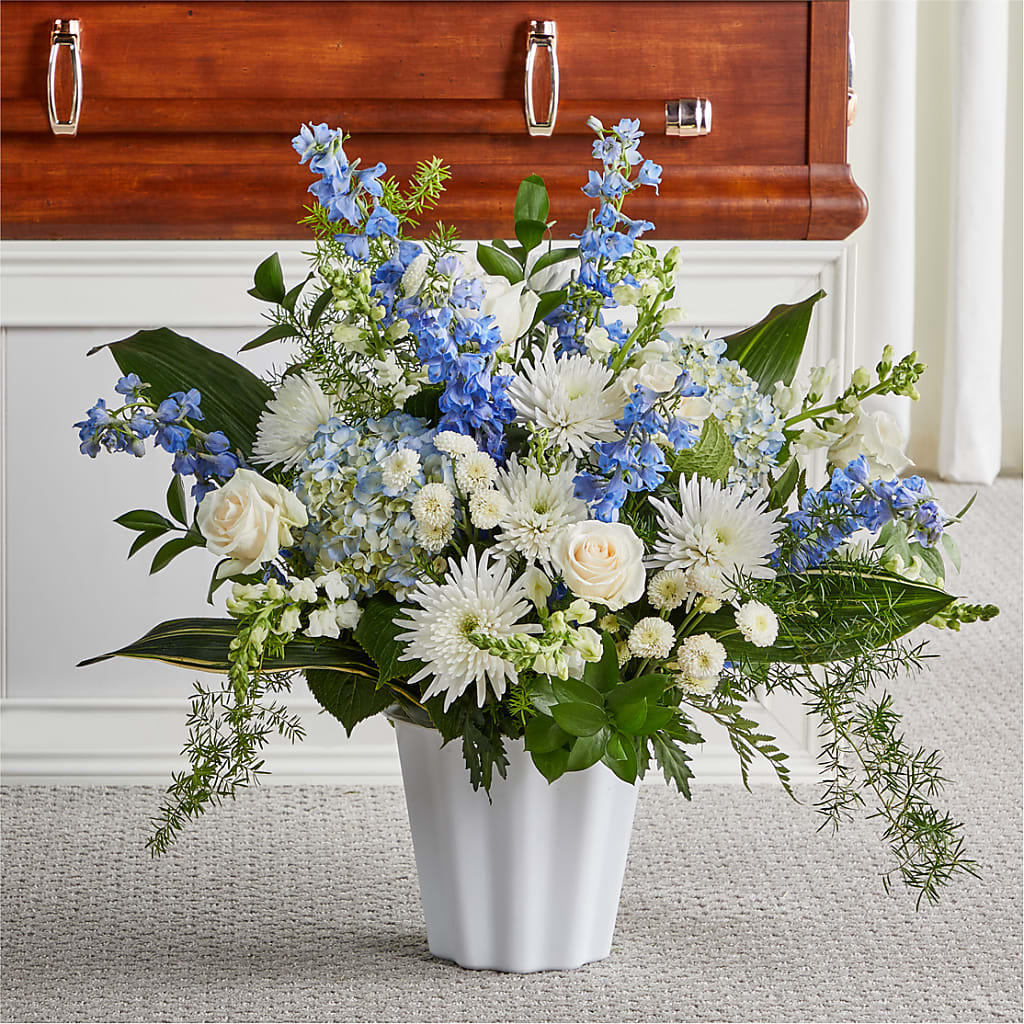 Everlasting Memories Floor Basket – KATHY'S FLOWERS, Adair OK