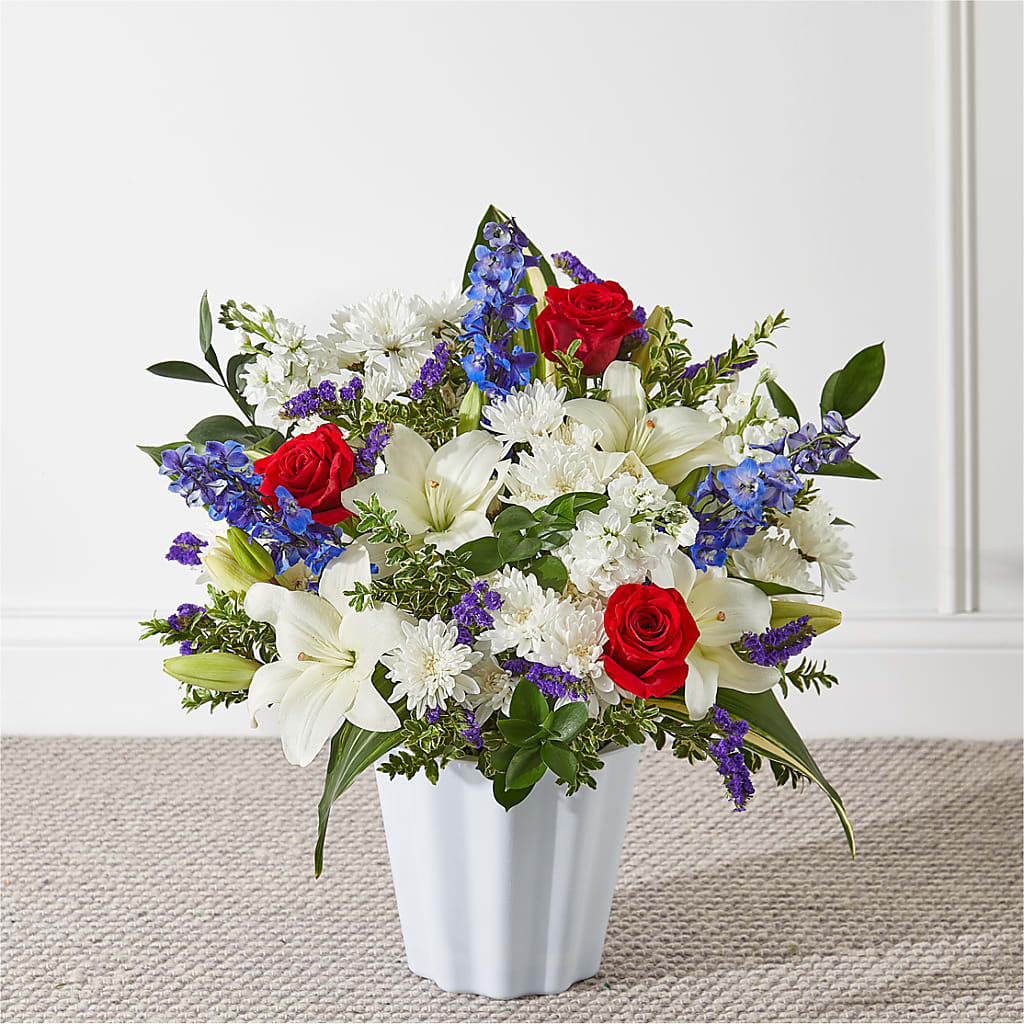 Consoled Floor Basket – KATHY'S FLOWERS, Adair OK