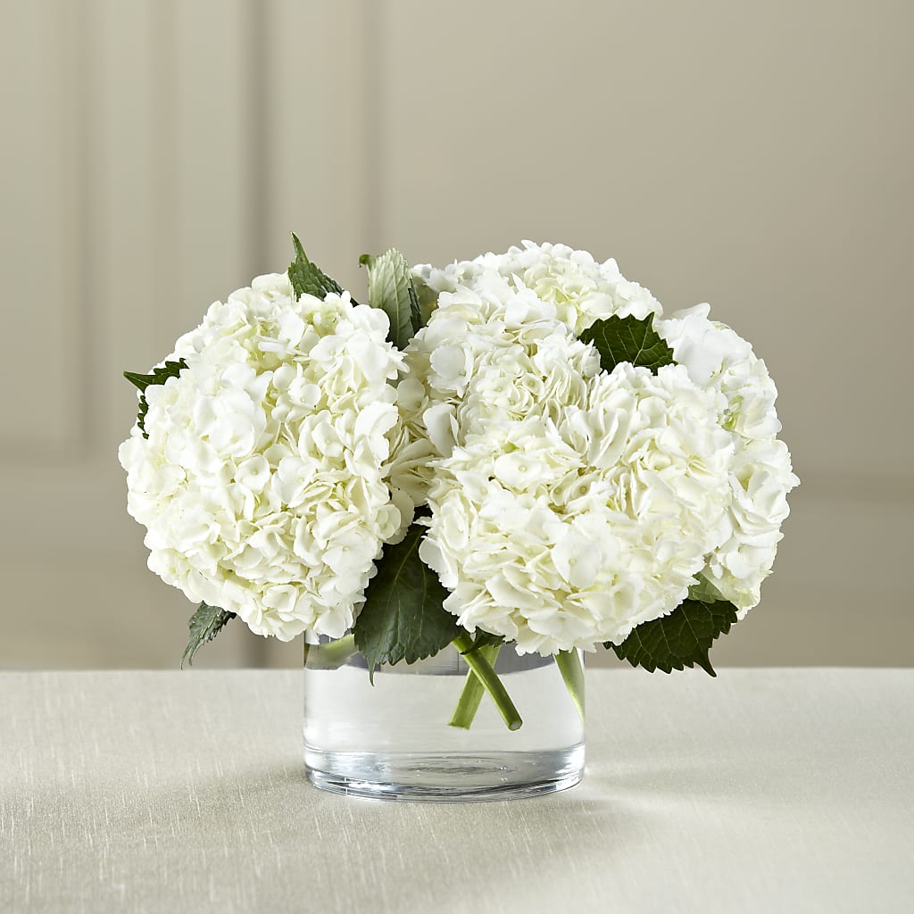 White Hydrangea Bouquet – KATHY'S FLOWERS, Adair OK