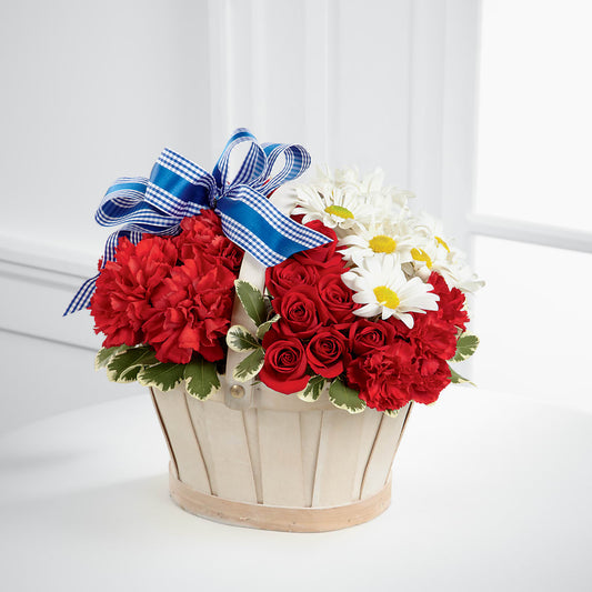Justice Basket – KATHY'S FLOWERS, Adair OK
