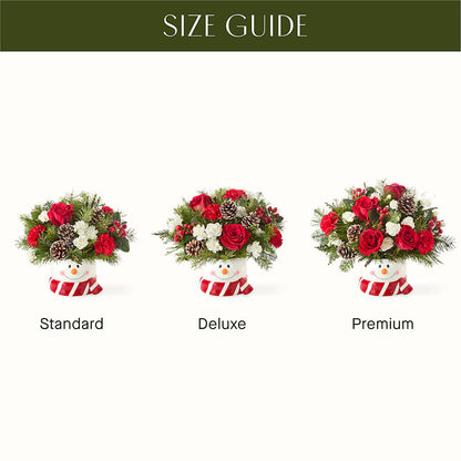 Jolly Snowman Bouquet – KATHY'S FLOWERS, Adair OK