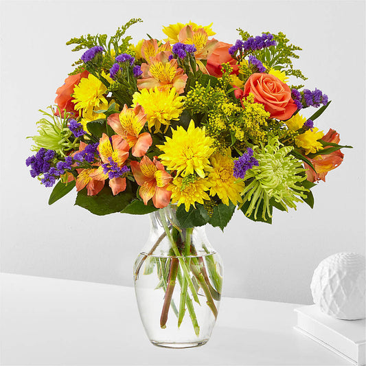 Marmalade Skies Bouquet – KATHY'S FLOWERS, Adair OK