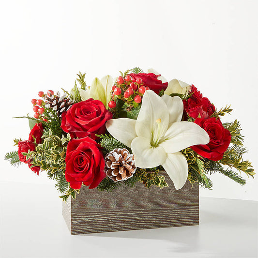 Snowy Wonderland Bouquet – KATHY'S FLOWERS, Adair OK