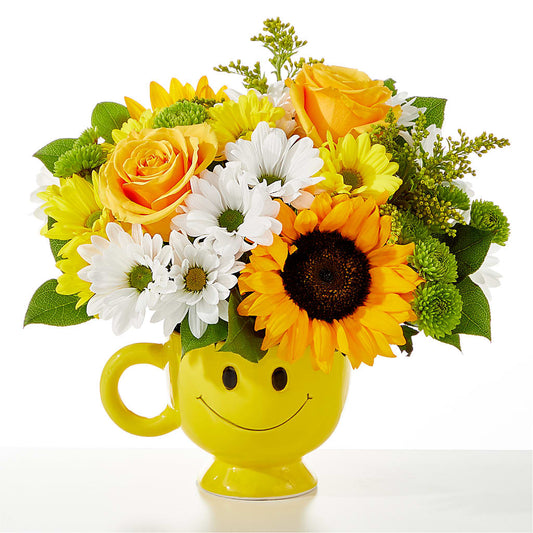 Be Happy Bouquet – KATHY'S FLOWERS, Adair OK