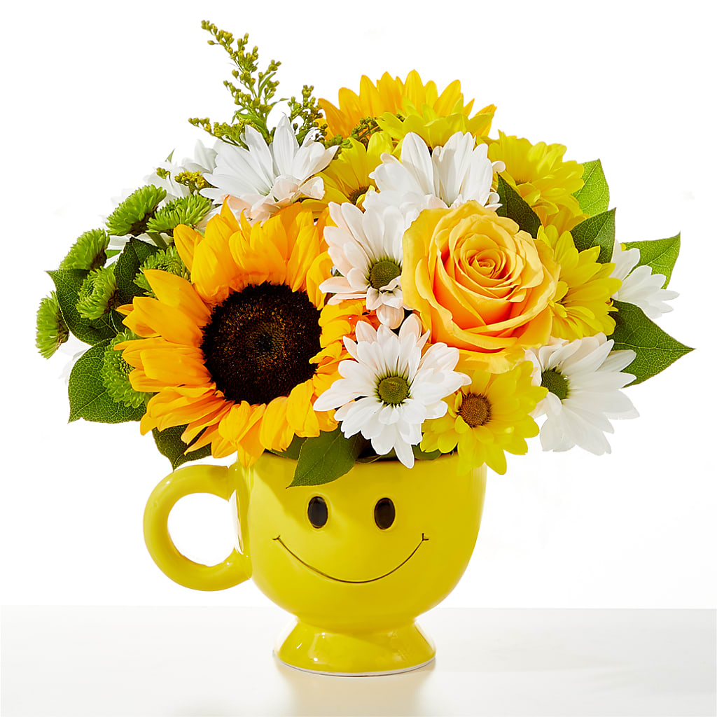Be Happy Bouquet – KATHY'S FLOWERS, Adair OK