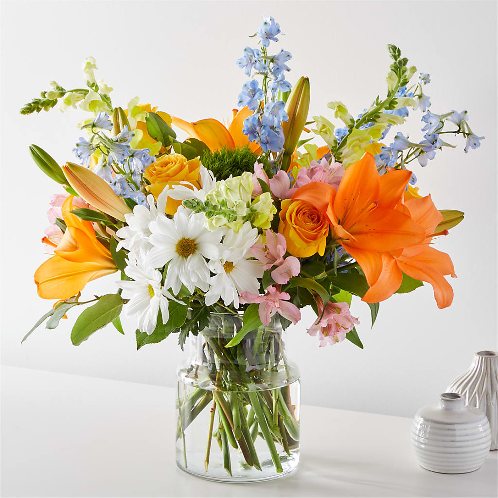 Sun Salutation Bouquet – KATHY'S FLOWERS, Adair OK