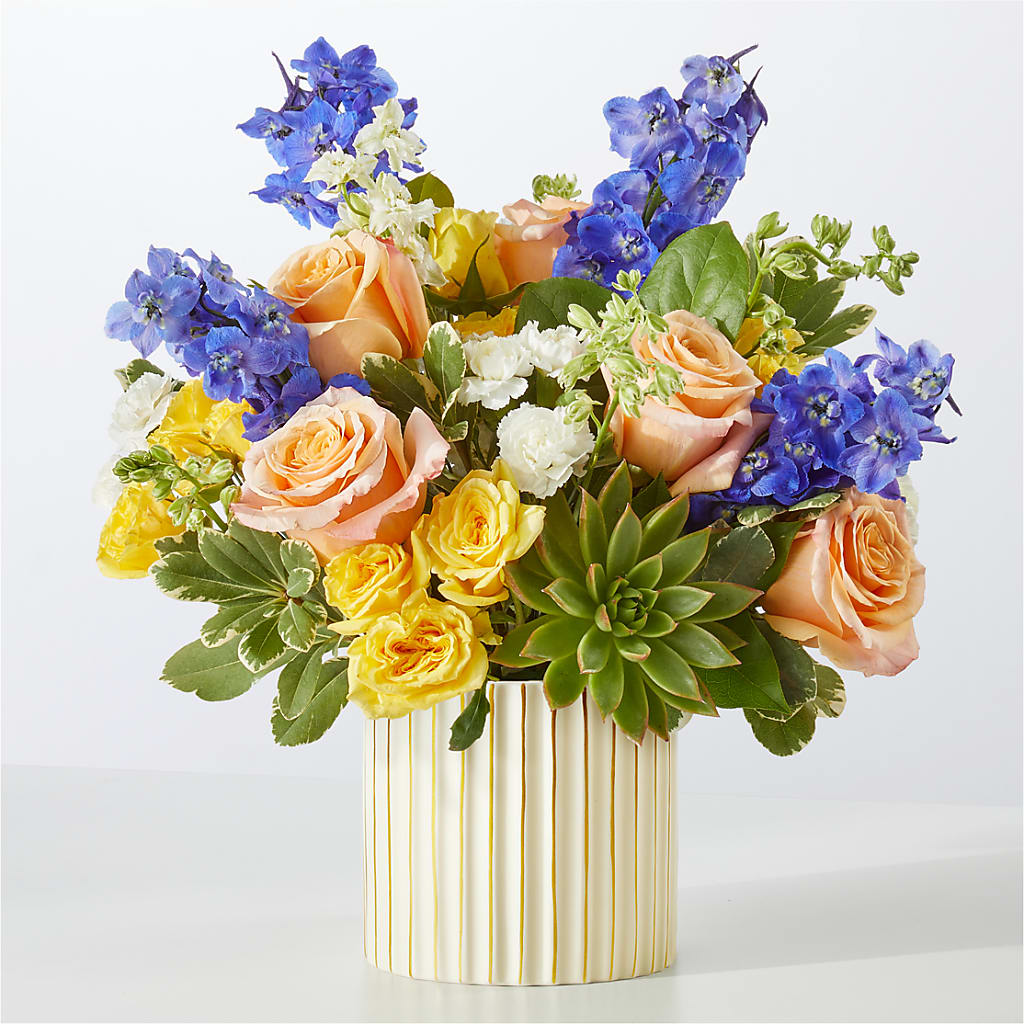 Cobalt Reverie Bouquet – KATHY'S FLOWERS, Adair OK