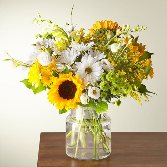 Hello Sunshine Bouquet – KATHY'S FLOWERS, Adair OK