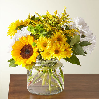Hello Sunshine Bouquet – KATHY'S FLOWERS, Adair OK