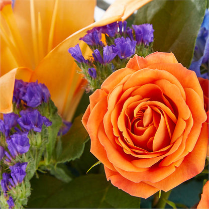 Radiant Citrus Box Bouquet – KATHY'S FLOWERS, Adair OK