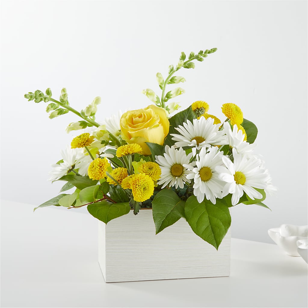 Sun Salutation Box Bouquet – KATHY'S FLOWERS, Adair OK