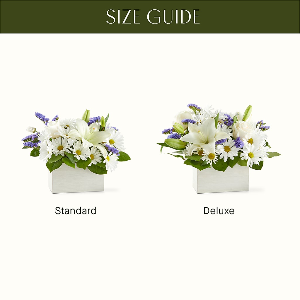 Beyond Blue Box Bouquet – KATHY'S FLOWERS, Adair OK