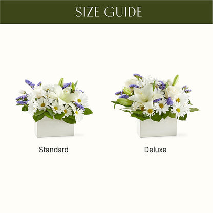 Beyond Blue Box Bouquet – KATHY'S FLOWERS, Adair OK
