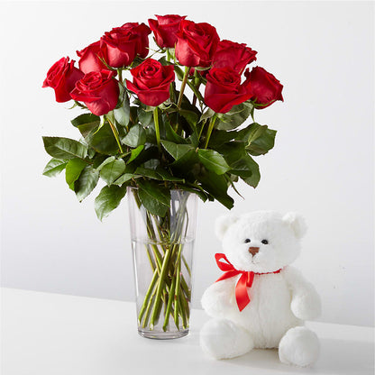 Romantic Long Stem Red Rose Bouquet Bundles – KATHY'S FLOWERS, Adair OK
