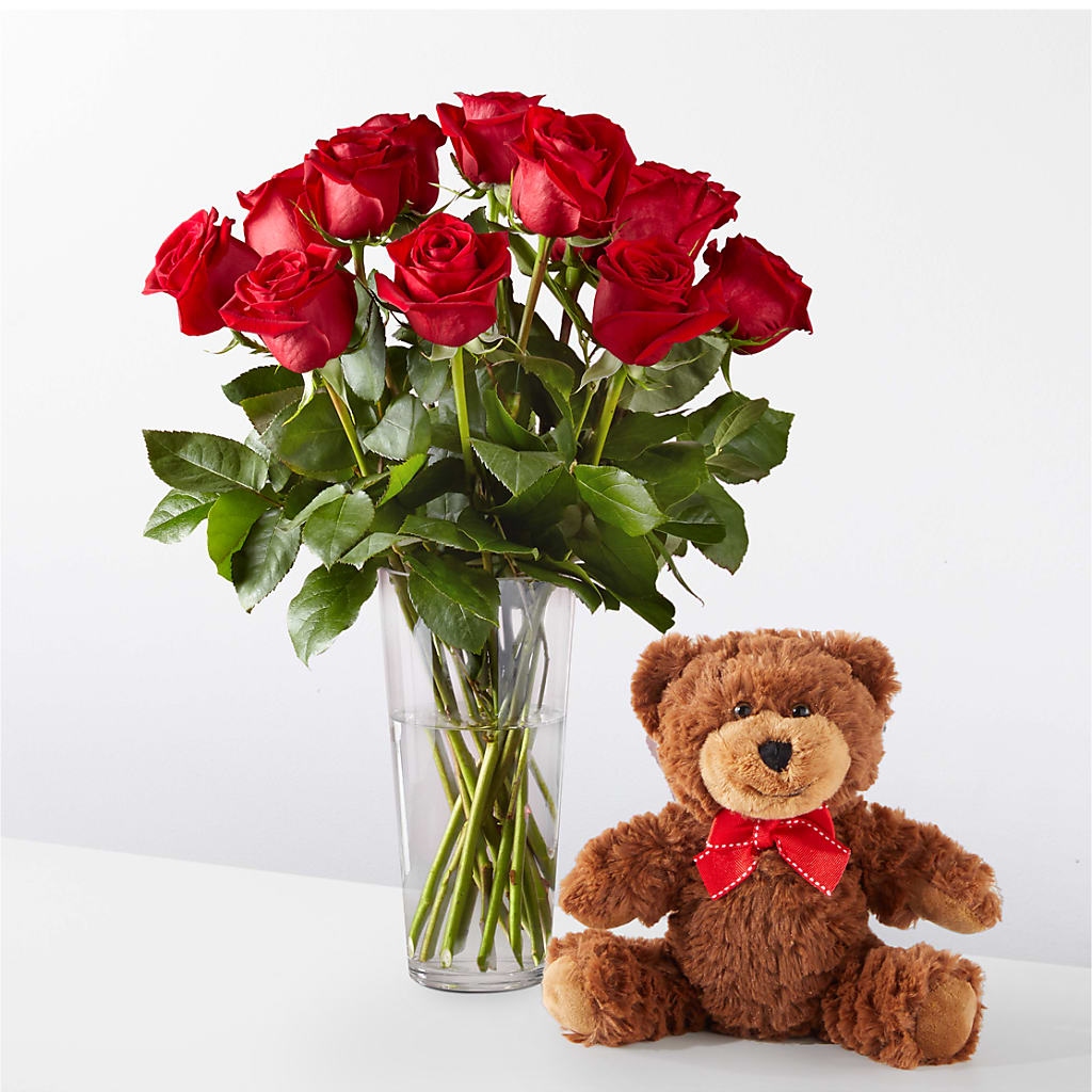 Romantic Long Stem Red Rose Bouquet Bundles – KATHY'S FLOWERS, Adair OK