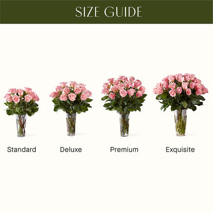 Long Stem Pink Rose Bouquet – KATHY'S FLOWERS, Adair OK
