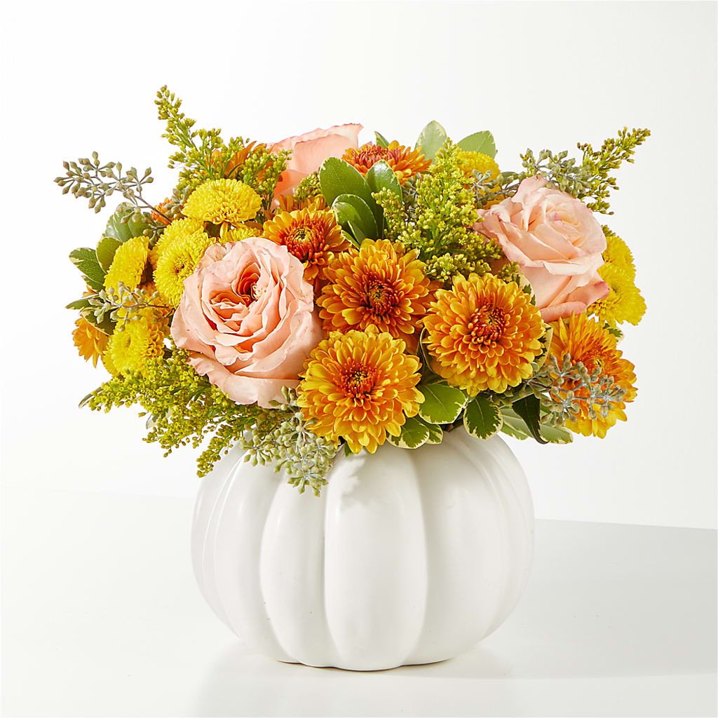 Peachy Pumpkin – KATHY'S FLOWERS, Adair OK