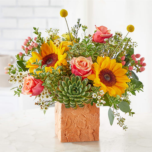 Sunflower Season Bouquet – KATHY'S FLOWERS, Adair OK