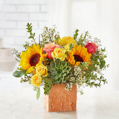 Sunflower Season Bouquet – KATHY'S FLOWERS, Adair OK