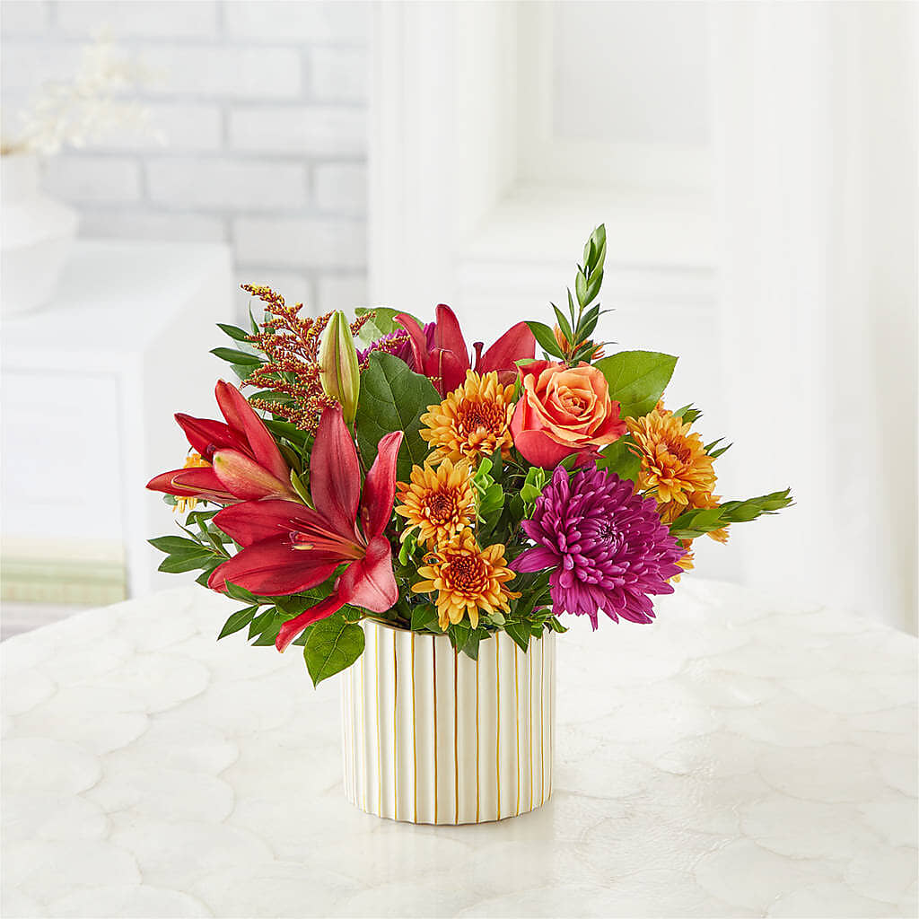 Burgundy Landscape Bouquet – KATHY'S FLOWERS, Adair OK