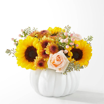 Pumpkin to Talk About Bouquet – KATHY'S FLOWERS, Adair OK