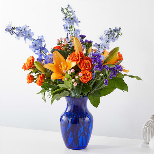 Radiant Citrus Bouquet – KATHY'S FLOWERS, Adair OK