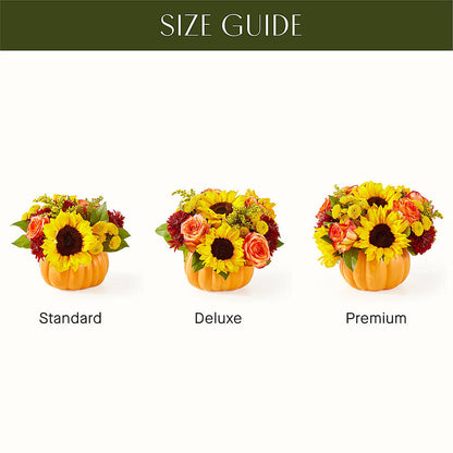 Golden Gourd Pumpkin Bouquet – KATHY'S FLOWERS, Adair OK