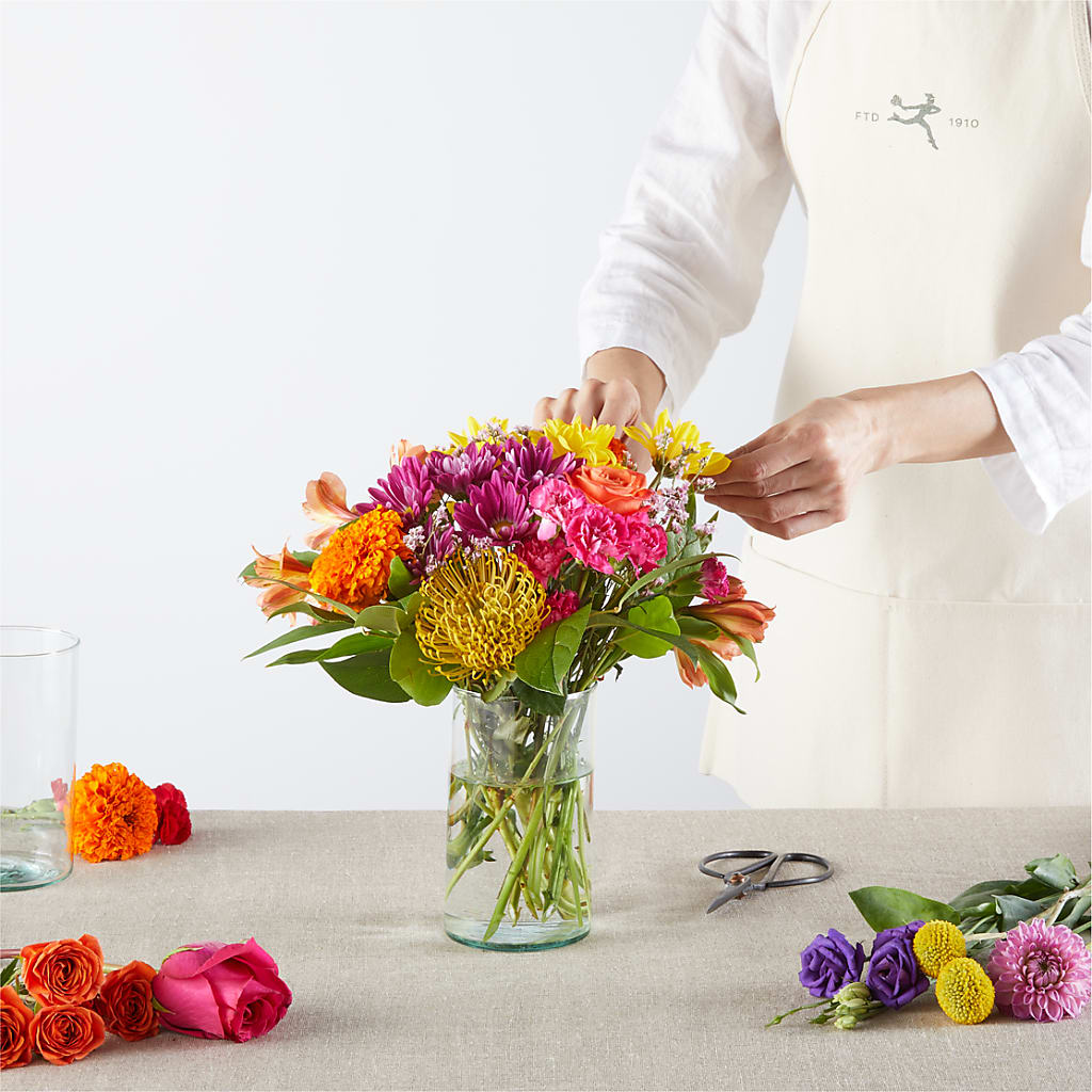 Feast of Color – A Florist Original – KATHY'S FLOWERS, Adair OK