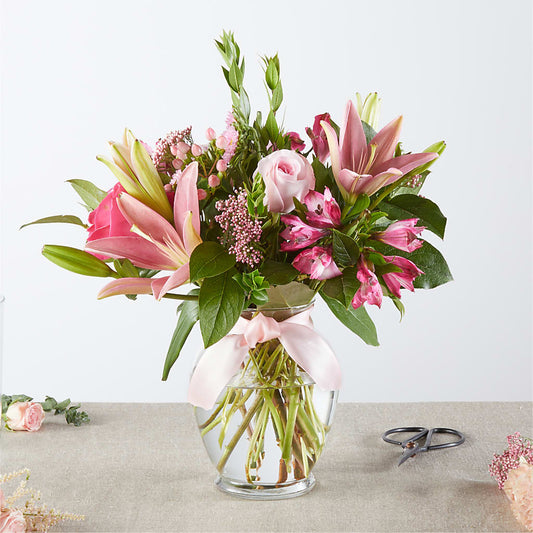 Pink Ribbon - A Florist Original – KATHY'S FLOWERS, Adair OK