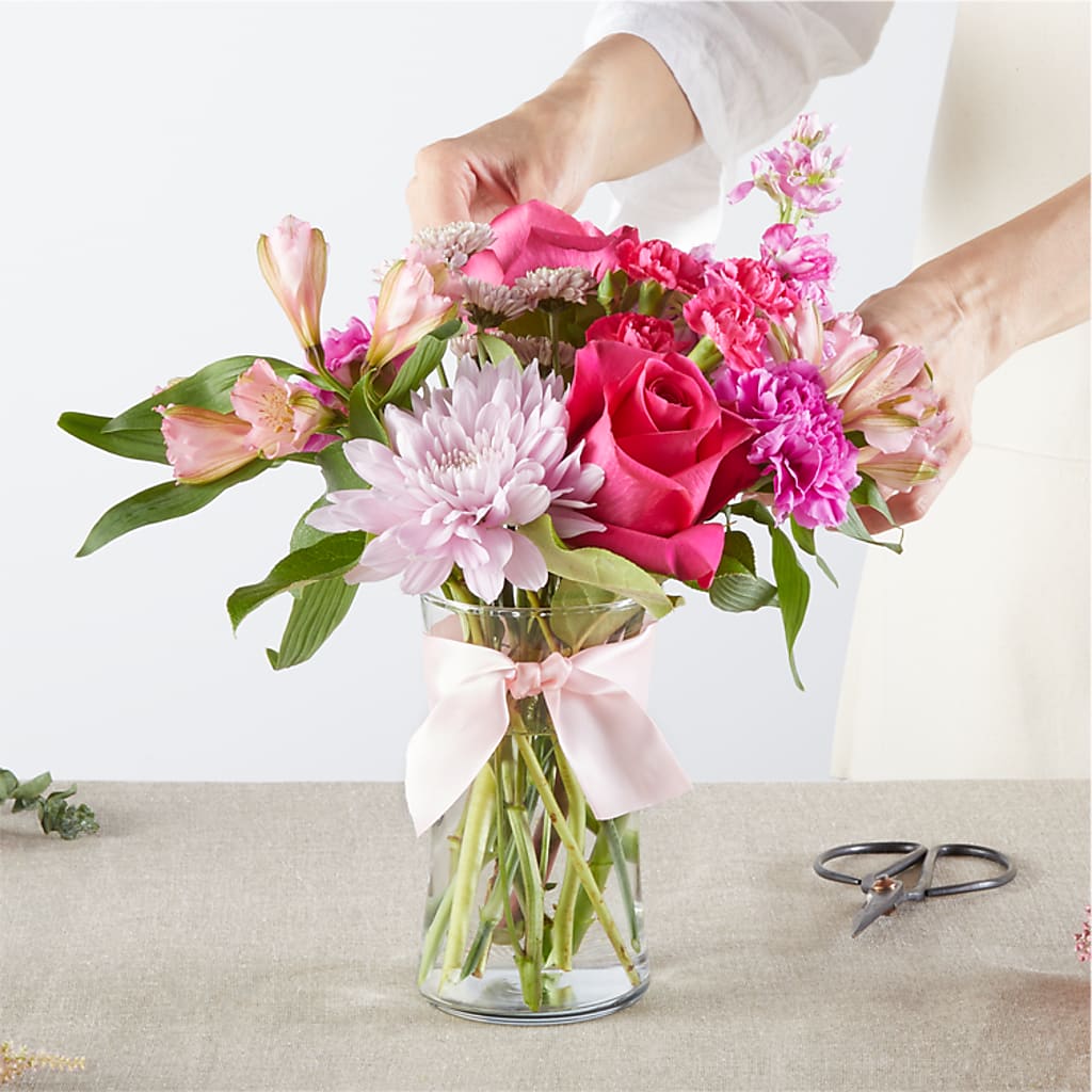 Pink Ribbon - A Florist Original – KATHY'S FLOWERS, Adair OK