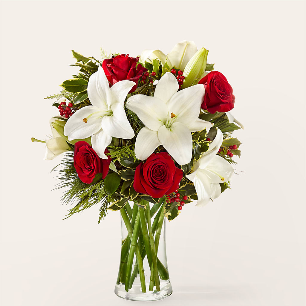 Sparkling Snowflakes Bouquet – KATHY'S FLOWERS, Adair OK