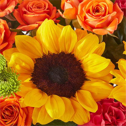 Sun-drenched Blooms Box Bouquet – KATHY'S FLOWERS, Adair OK