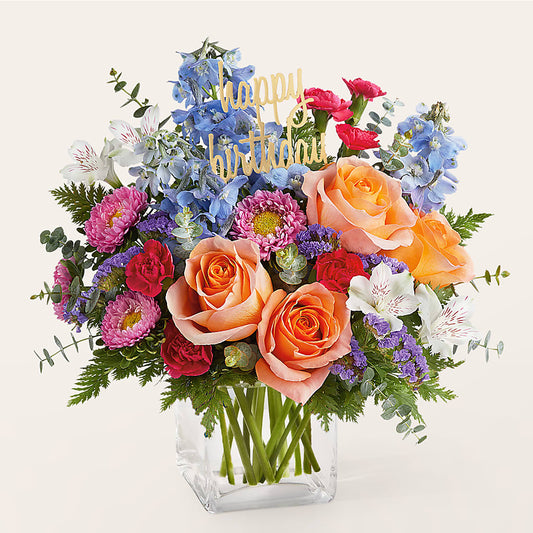 Birthday Bash Bouquet – KATHY'S FLOWERS, Adair OK