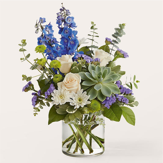 Cerulean Waves Bouquet – KATHY'S FLOWERS, Adair OK
