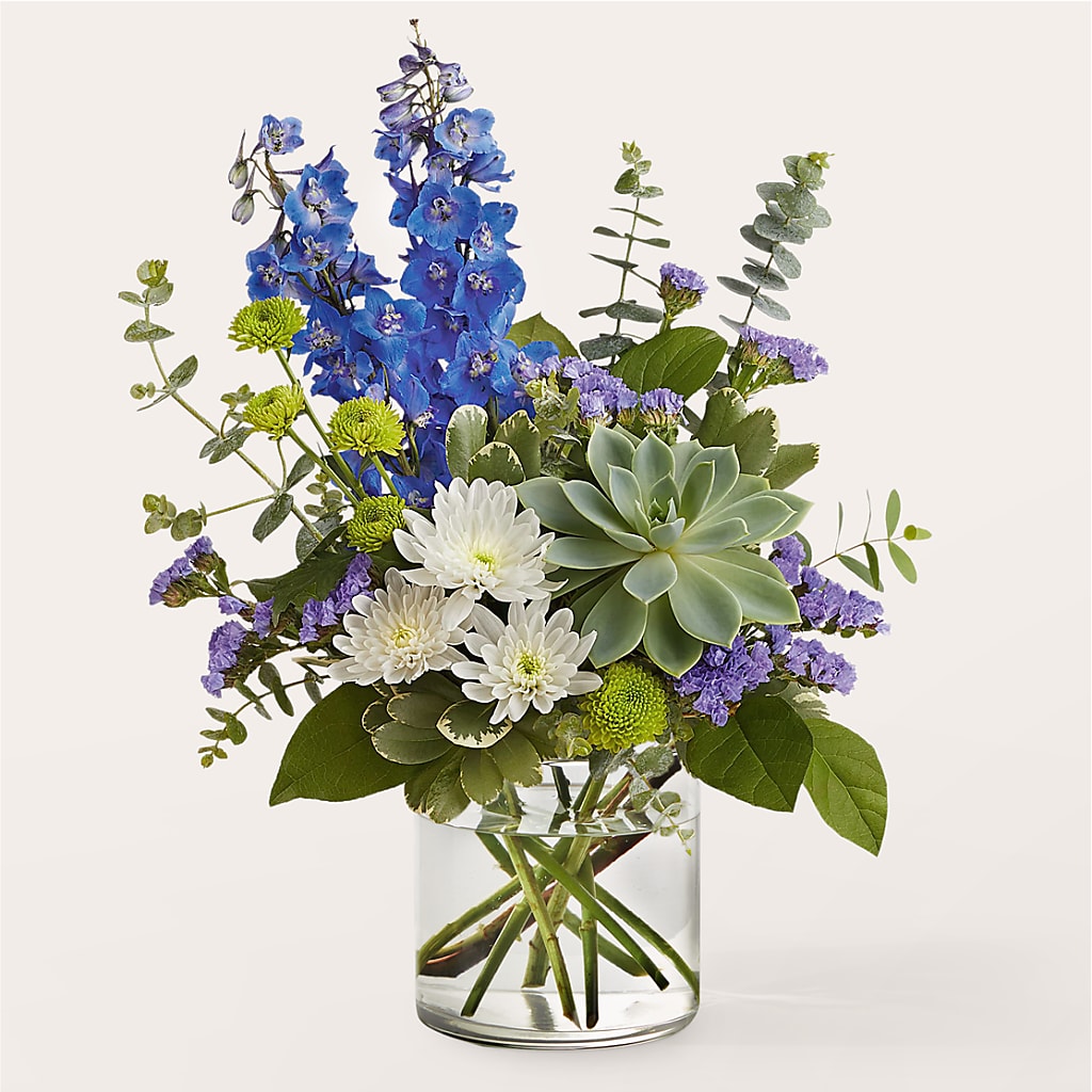Cerulean Waves Bouquet – KATHY'S FLOWERS, Adair OK