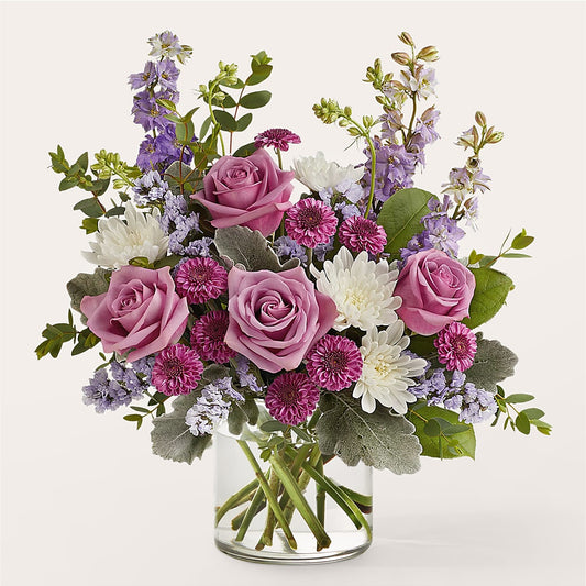 Violet Frost Bouquet – KATHY'S FLOWERS, Adair OK