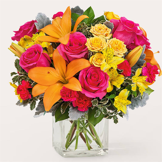 To the Tropics Bouquet – KATHY'S FLOWERS, Adair OK