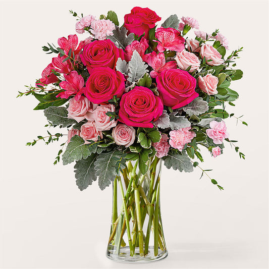 Tickled Pink Bouquet – KATHY'S FLOWERS, Adair OK