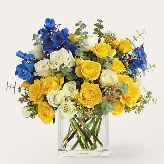 Sparkling Citrine Bouquet – KATHY'S FLOWERS, Adair OK