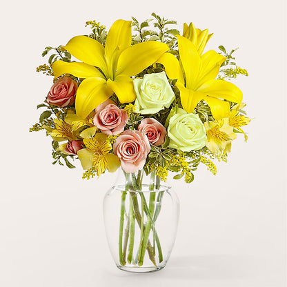 Sunburst Bouquet – KATHY'S FLOWERS, Adair OK