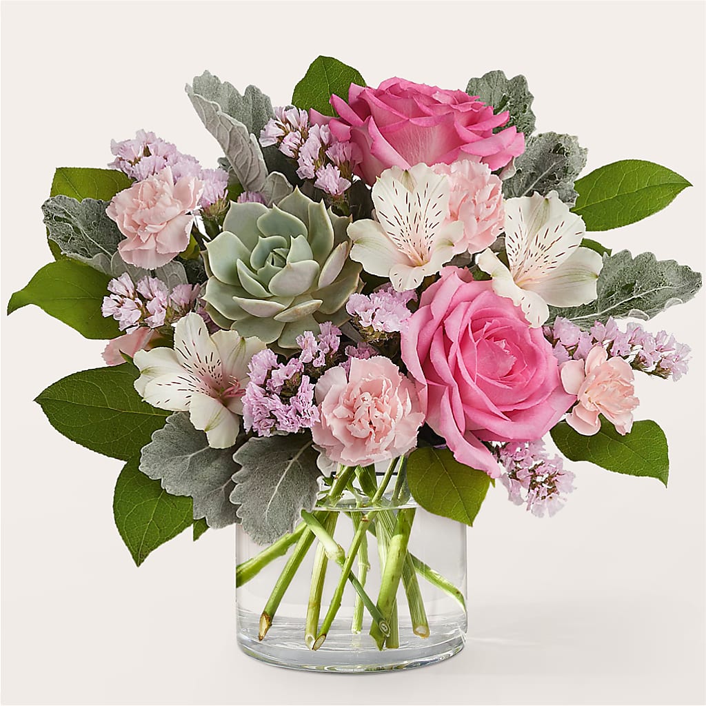 Dusty Rose Bouquet – KATHY'S FLOWERS, Adair OK